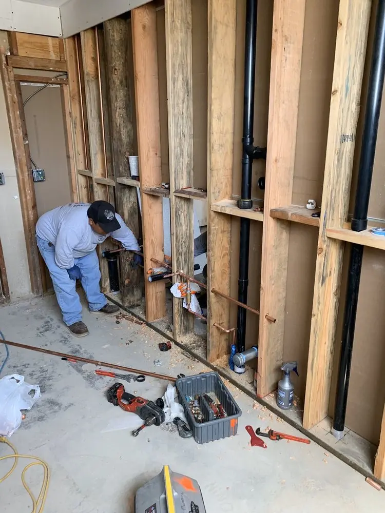 Commercial rough-in plumbing for Trenchless Sewer Repair in South Yarmouth